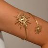 Bohemian Style Open Arm Ring Sunflower Arm Bracelet Fashion Arm Bangle  Jewelry Gift