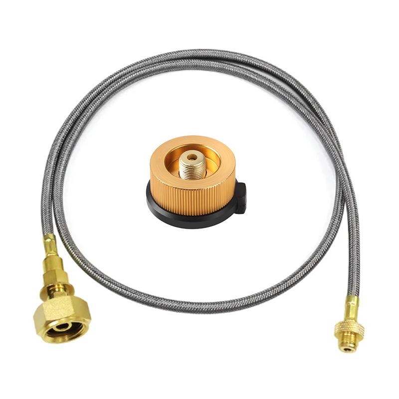 Outdoor Camping Intercharging Adapter Air Tank Converter Head Inflatable Connector Outdoor Supplies Pressure Relief Valve