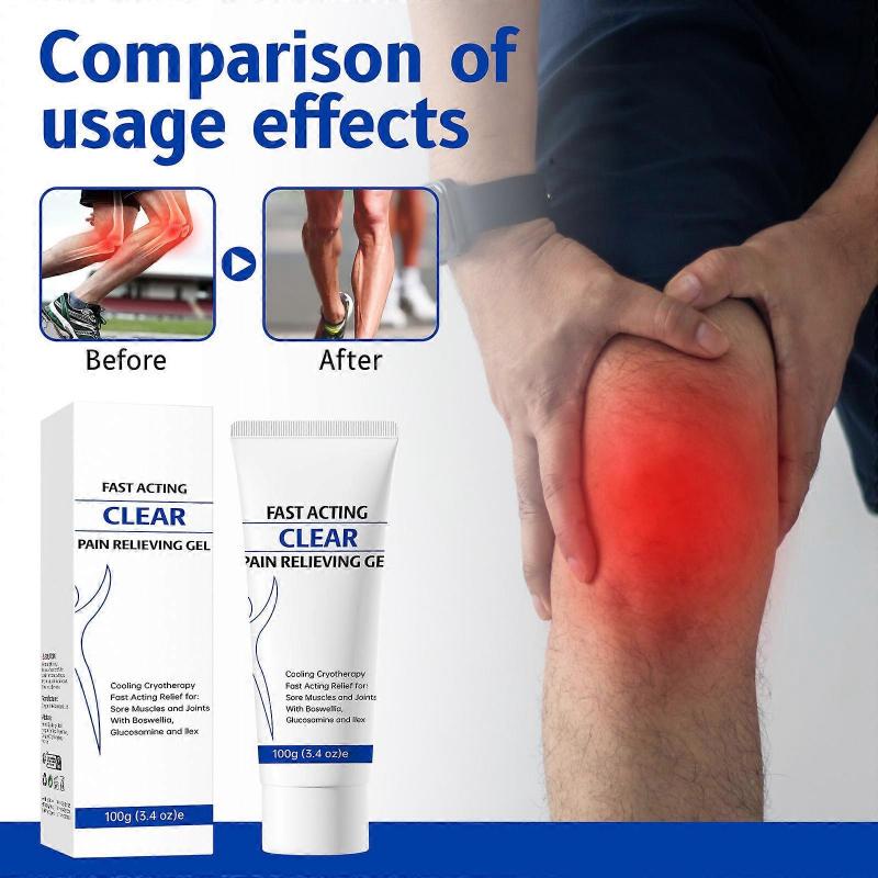 Pain Relieving Gel FastActing Cooling for SoreMuscles and Joints 100g