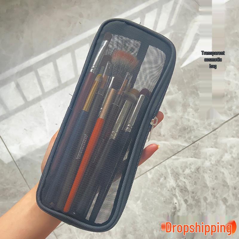Breathable Mesh Makeup Bag for Brushes and Tools