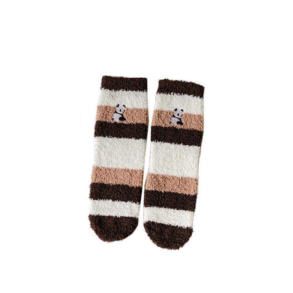 

Harajuku Style Coral Fleece Lady Women Socks Home Sleeping Socks Floor Socks Autumn Winter Socks A