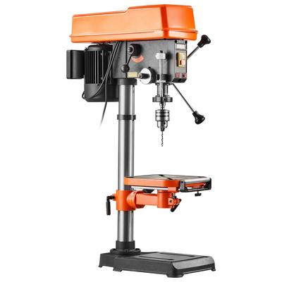 305 mm stolní vrtačka, 550 W, stolní vrtačka, 340 až 2200 ot./min. s proměnnými otáčkami, 0-45° naklápěcí pracovní stůl, s laserem a LED pracovním světlem, stolní