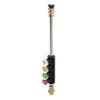 Pressure Washer Wand Extension Copper Sprayer Rod 5 Spray Nozzle Tips Kit for Karcher K2 K3 K5 Home Car Window Cleaning