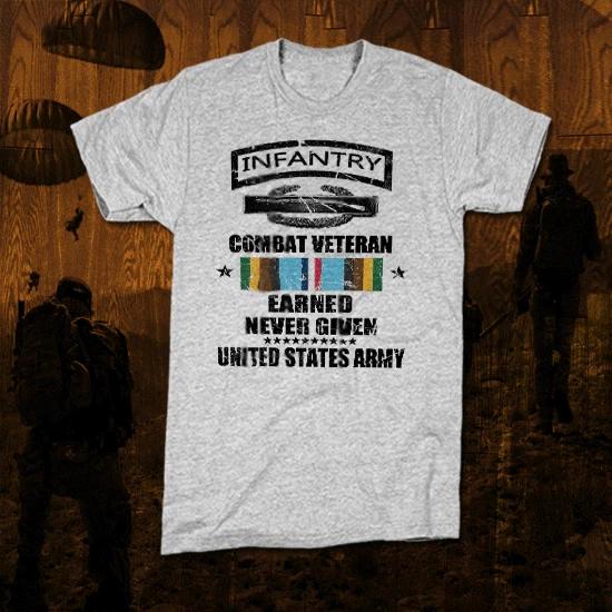 

Army infantry t-shirt 11 Bravo Iraq Afghan War Combat Veteran follow me Cotton 2XL