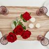 Semi-Sheer Cheese Cloth Table Runner Boho Rustic Elegant Tulle Balinese Pleated Tablecloth DIY Gauze Table Runner Party Banquet