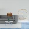 Vintage Wooden Jewelry Box Organizer with Metal Accents Multifunctional Wall Mounted Decorative