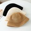 Women'S Hollowed-Out Hat New Style Bucket Hat Artistic Thin Breathable Hat Summer New