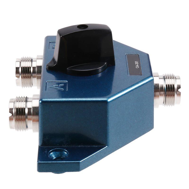 ABBP-Ham Radio Antenna Coaxial Switcher UHF Female Connector Adapter Converter 1.8-600 Mhz Manual CA201 Aerial Coax Switch