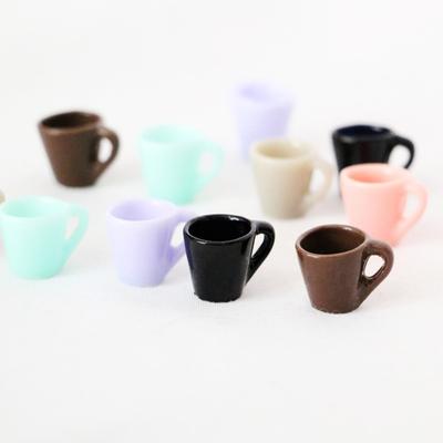 5 piezas 1:12 Tazas Modelo Muñeca de Resina Realista Mesa de Casa de Muñecas Vajilla Taza de Café Miniatura Decoración de Escena