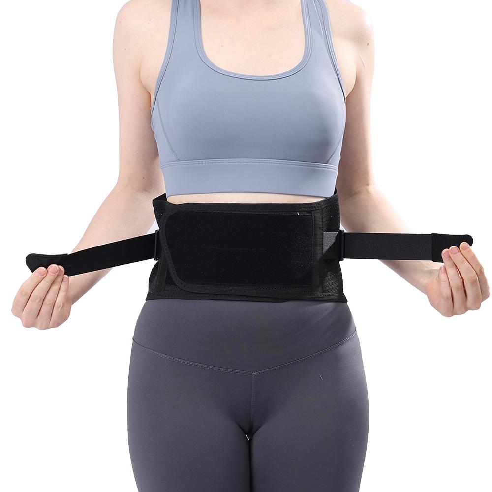 Lower Back Brace For Back Pain Relief, Breathable Lower Back Support For Women Men, Adjustable Lumbar Support Belt With 4 Stays