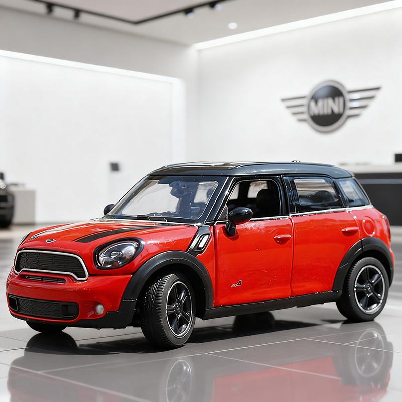

1:24 MINI Cooper S Countryman Alloy Car Diecasts & Toy Vehicles Car Model Miniature Scale Model Car Toy For Children червоний