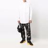Y-3 Solid Color Pocket Casual Long Sleeve Shirt Men shirts White HB3406