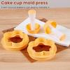 Tart Shell Mold Plastic Pastry Dough Stamper Kit Pie Crust Mold DIY Cake