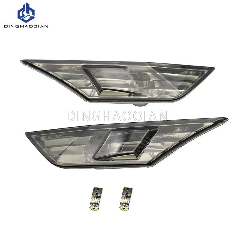 Dinghaoqian Car Side Marker Signal Lights Marker Lamp Lens LED Bulbs For Honda Civic 2016 2017 2018 34350-TET-H01 34300-TET-H01
