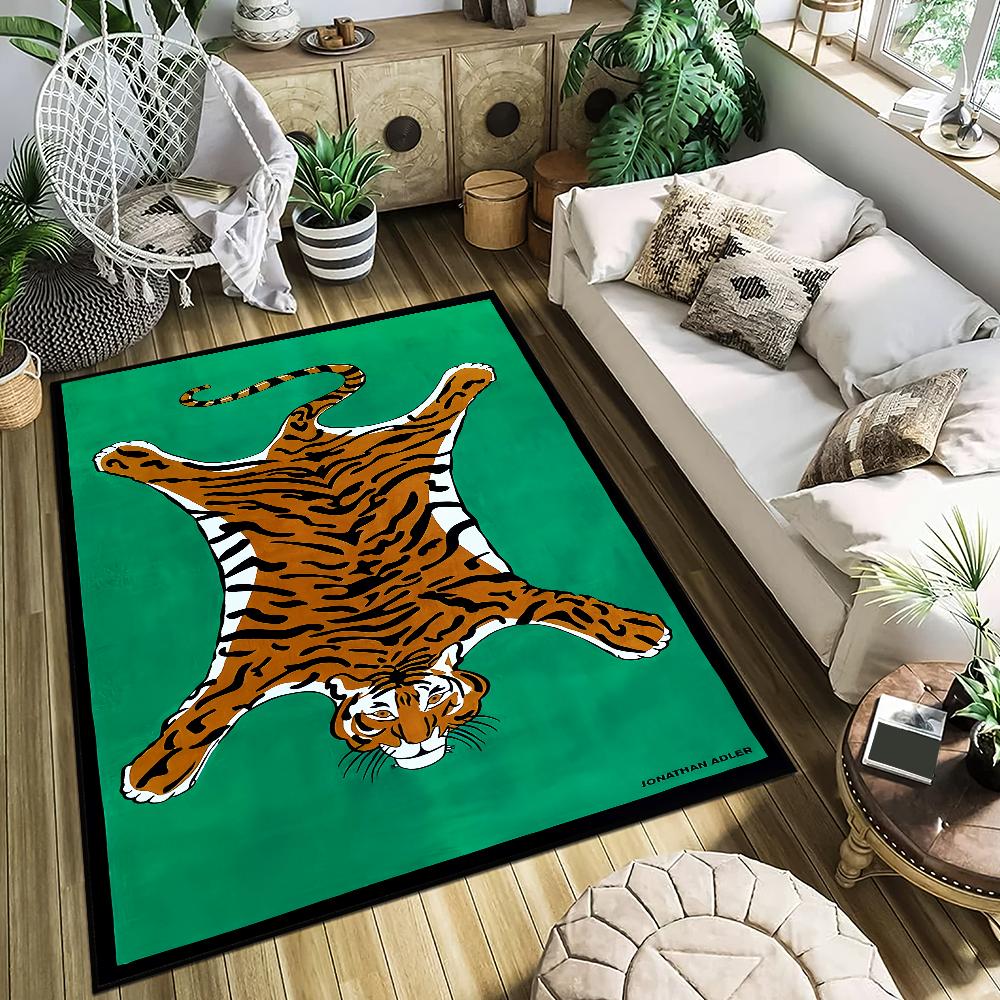 Adler kleiner Teppich Anti-Rutsch Küche Tiger Schlafzimmer Getufteter Teppich j-Jonathan Marokkanisch Ethnisch Wohnzimmer Eingang Retro Dekoration