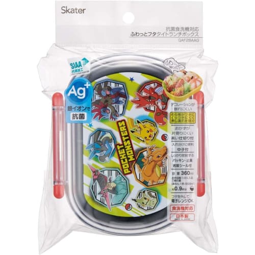 Skater Bento Box 360ml Pokemon 23 Antibacterial for Children Made in Japan QAF2BAAG-A