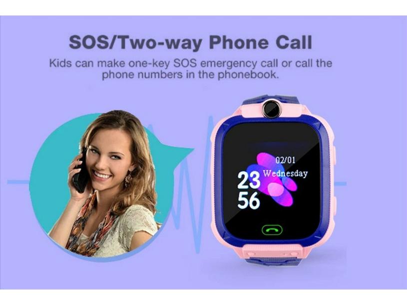 Q12 Waterproof 4G Kids' Smartwatch with Camera, Games, GPS, and Video Call