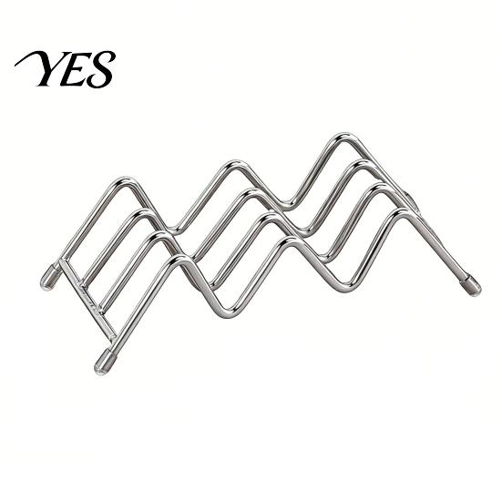 Durable Stainless Steel Soap Holder Holder, Drain Tray, Wave Shaped 2-3 Dual Sided Tray Soaps Sponge Organizer for Bathroom Shower Kitchen Countertops
