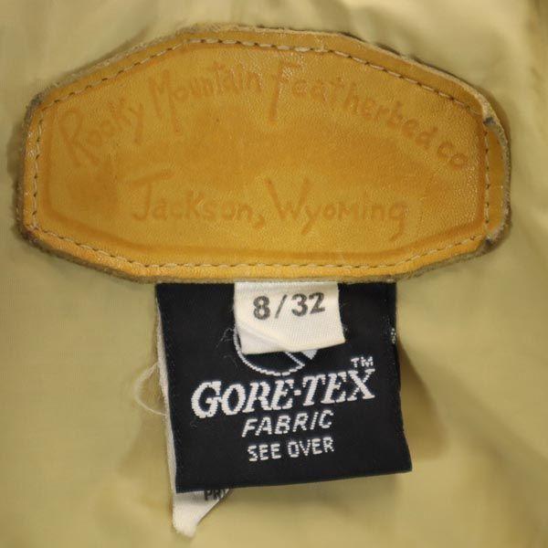 Jaqueta de Pena Masculina RockyMountain Leather design comutado Gore-Tex Couro comutado Usada