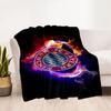 Bayern Munich Blanket Warmthful Decor Great for Bed Seaside Bedding Four Seasons Multipurpose Modern Style Gift for Travel Home Birthdays