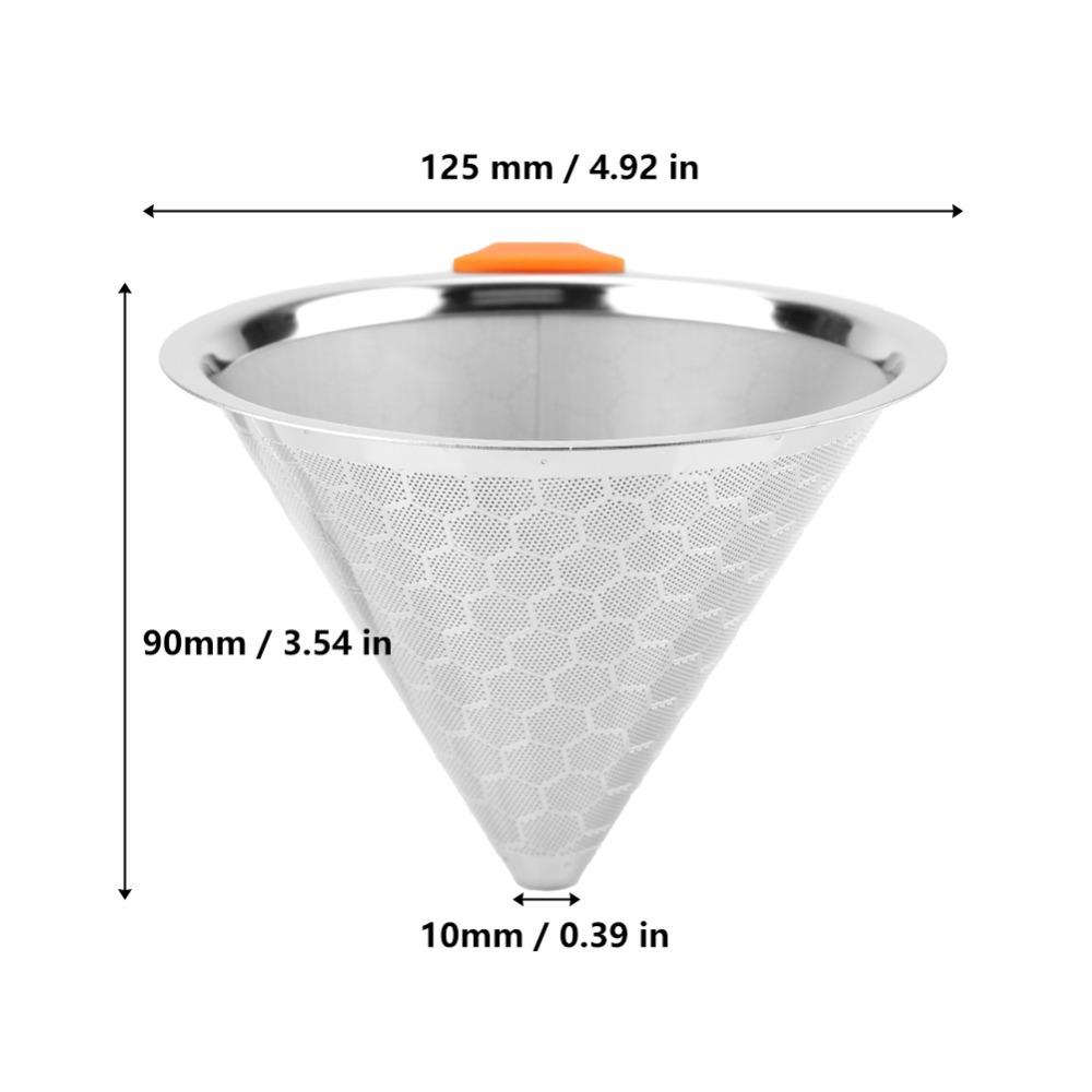 Fine Mesh Coffee Filter Reusable Stainless Steel Filter Pour Over Coffee Filter Pour Over Coffee