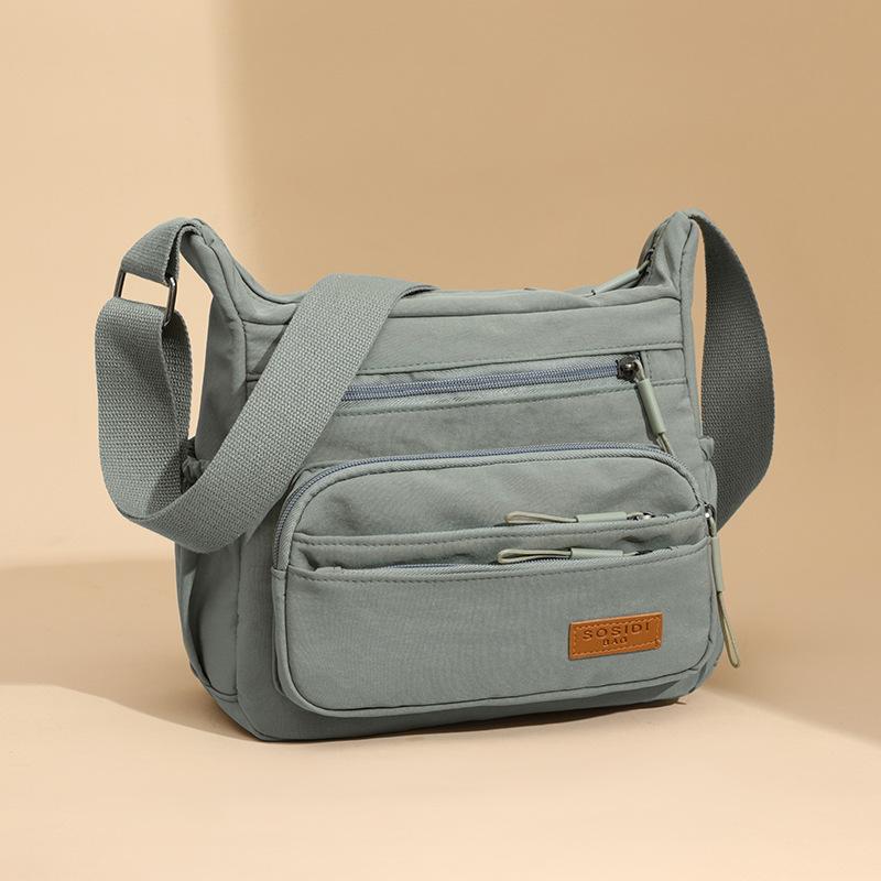 

Multi-functional Travel Crossbody Bag Multi-layer Mother Bag Women s Commuter Shoulder Bag чёрный