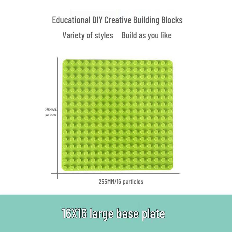 Large Particle Versatile Track Blocks Compatible with LEGO for Children Aged 3-6