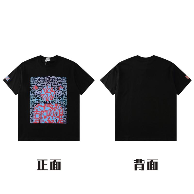 2024 Letter Printed T-shirt Loose 100% Pure Cottonhigh-quality Polo Fashion Topfashionable Streetwear, Loose and Oversized