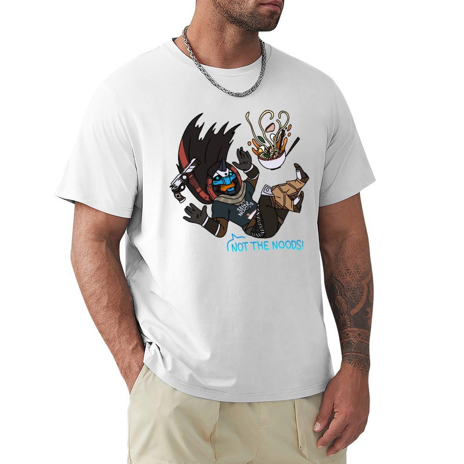 Not The Noods Tshirt Basic Crew Neck Short Sleeve Top S