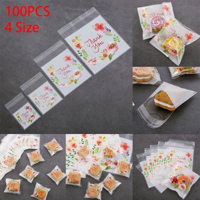 Thank You Pastry Tool Biscuit Flower Candy Pockets Wrapping Supplies Packaging Bag Cookie Bags