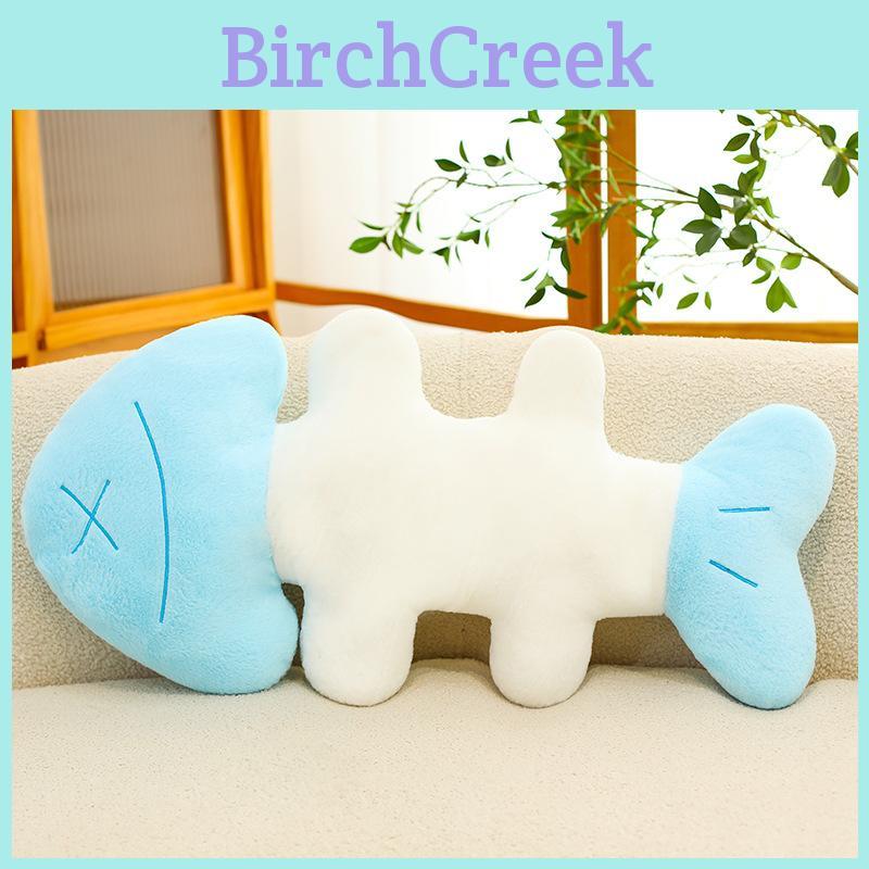 Furniture Decor Plush Bone Shape Sofa Pillow With Soft Filling For Living Room Lounge
