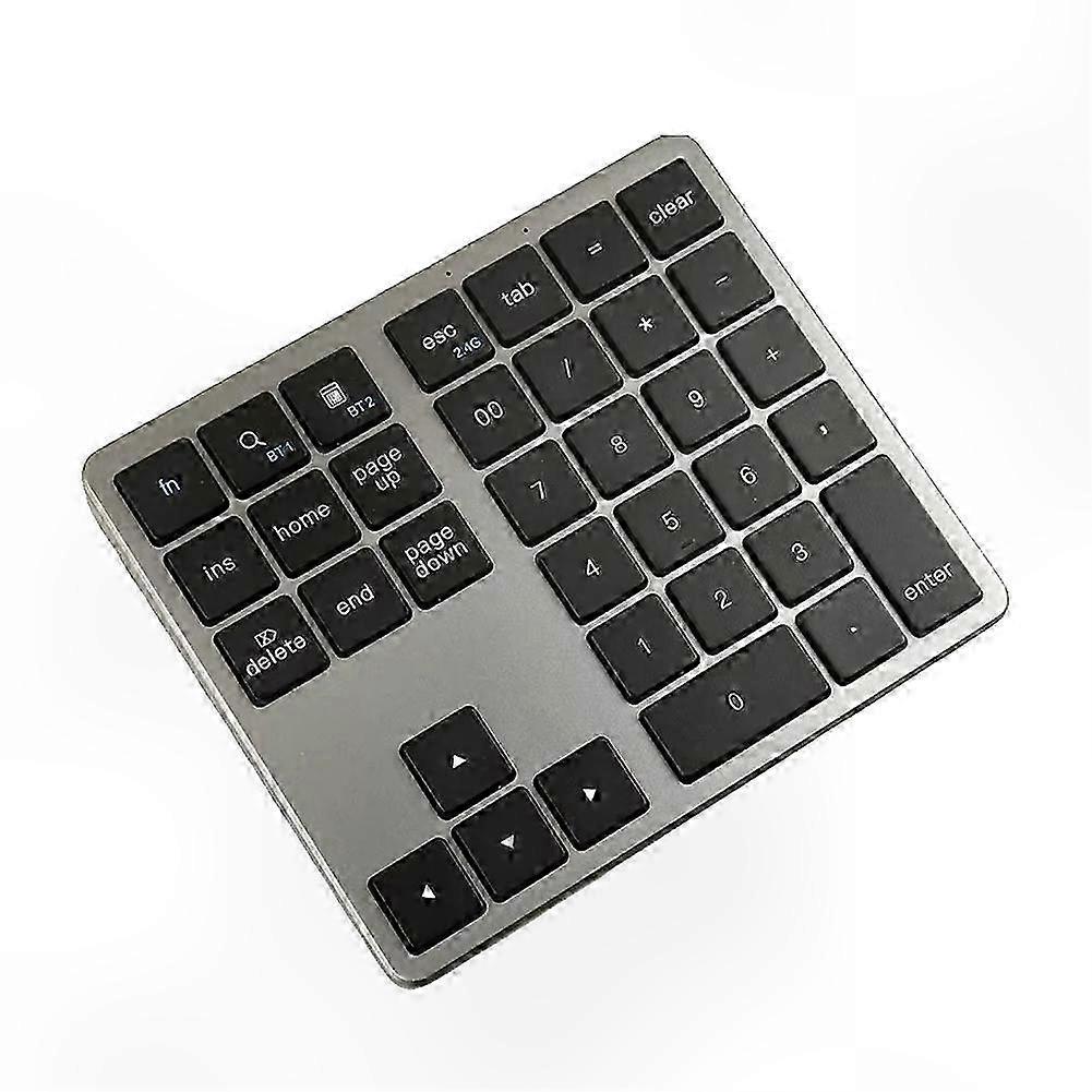 2.4G Wireless Bluetooth Number Pad, 35 Keys Portable Numpad for Laptop, PC, Windows, Mac - Remote Numeric Keypad