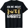 Funny Rabbit Gift For Men Women Bunny Rabbit Mammal Lovers T-Shirt(2)