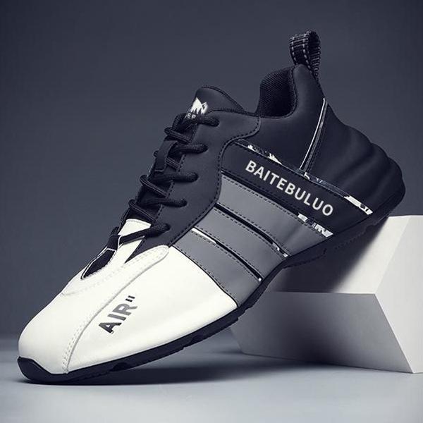 

Men s Trendy Leather Shoes: Autumn & Winter Style, Breathable PU, Handmade, Casual 2025 48 серый/белый