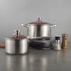Liliang 304 Stainless Steel 24cm Double Handle Soup Pot