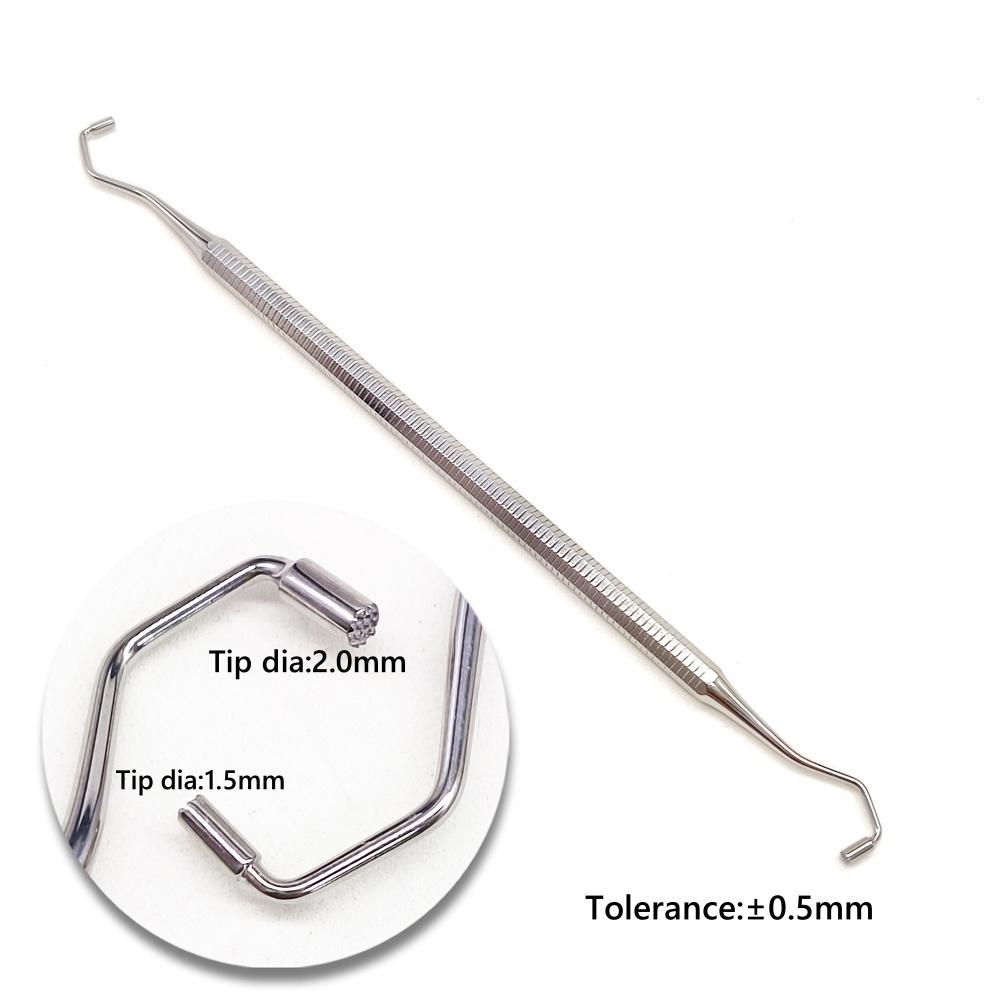 Dental Silver Amalgam Filler Instrument Bone Powder Filling Delivery Device Dental Implant Extraction Tool Burnisher Plugger