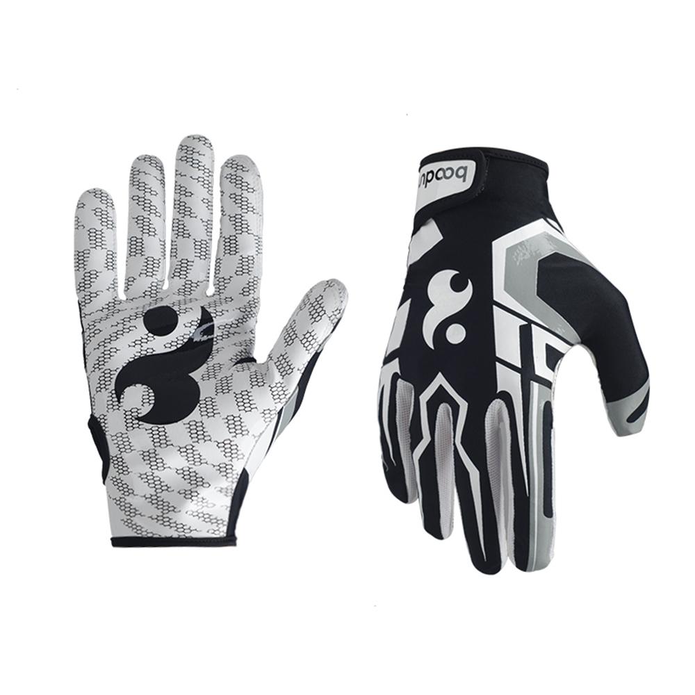 Football Gloves with Padding Receiving Gloves with Adhesive Padding Indoor Football Gloves Rugby and Baseball Hitting Glove 1071