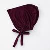 82 colori Sottocappello con Laccetti Moda Donna Hijab Interno Cappellino Musulmano Cuffia Sottoscarpa Semplice in Cotone Spandex Jersey Islamico DEW
