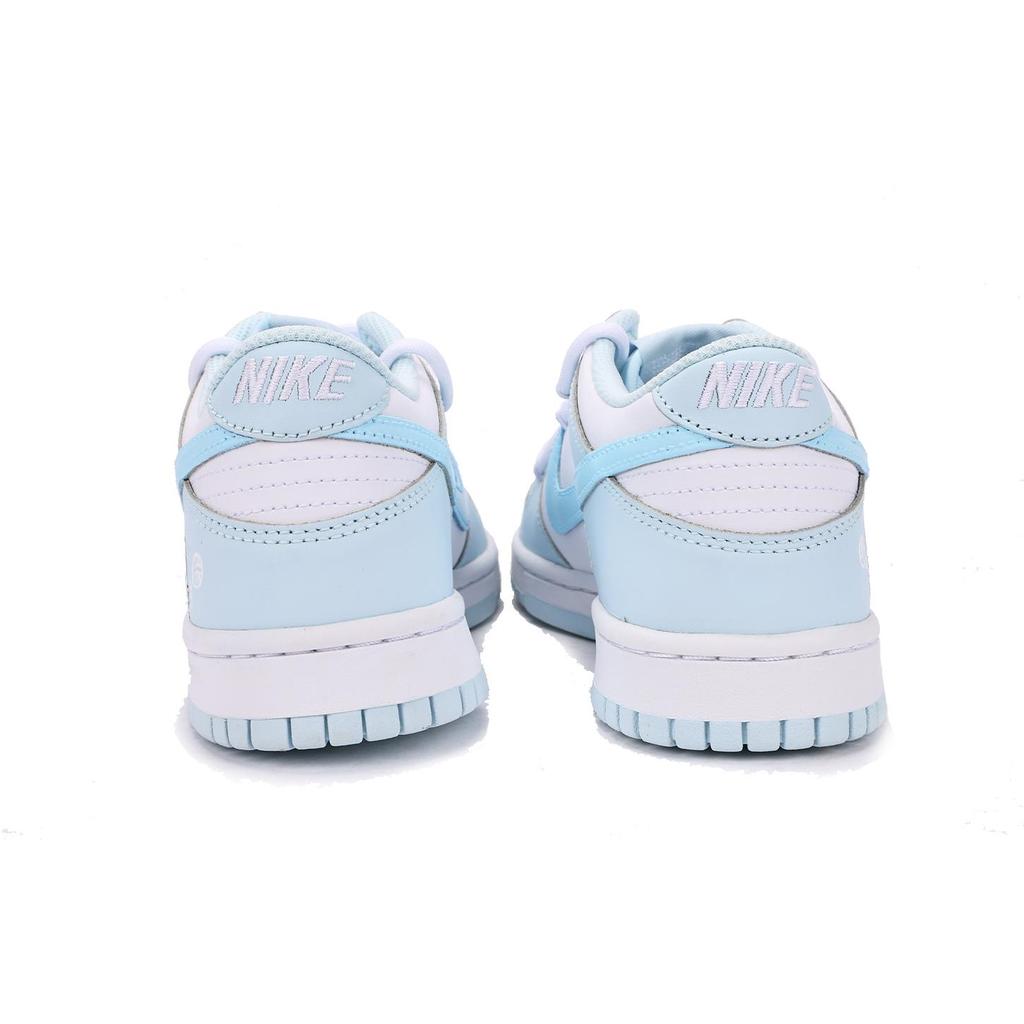 Nike Pantofi de Skateboard Dunk Chestnut Rezistenți la Alunecare Rezistenți la Abraziune Model Scăzut GS Albastru Strălucitor FB9109-105 (Team59-SBOX)