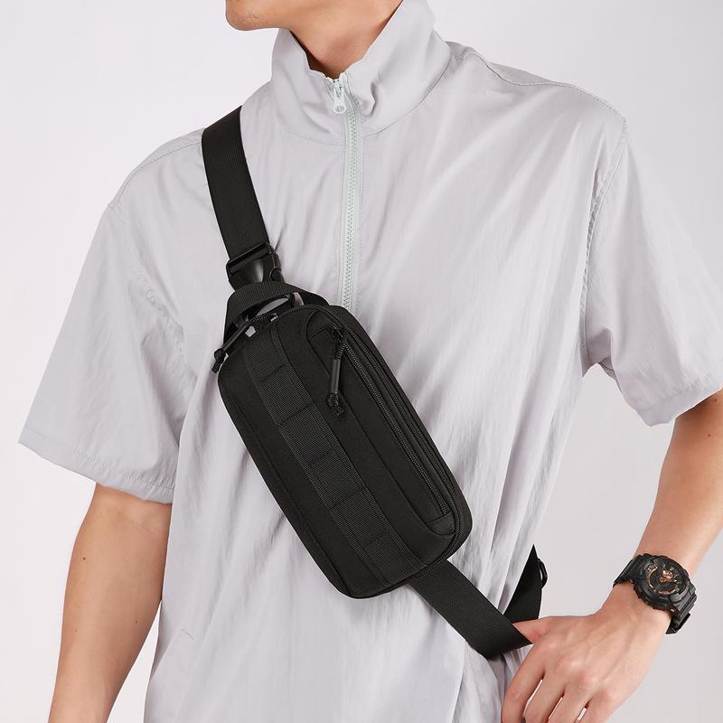 Outdoor Sports Breast Bag Men's Multifunctional Crossbody Shoulder Bag Leisure Travel Fanny Bag Fashion Men's Backpack
