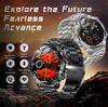 AK87 Men 1000mAh Battery Smart Watch 1.7-inch Large Screen GPS Track Heart Rate 3ATM Waterproof Wireless Call Sports Smartwatch