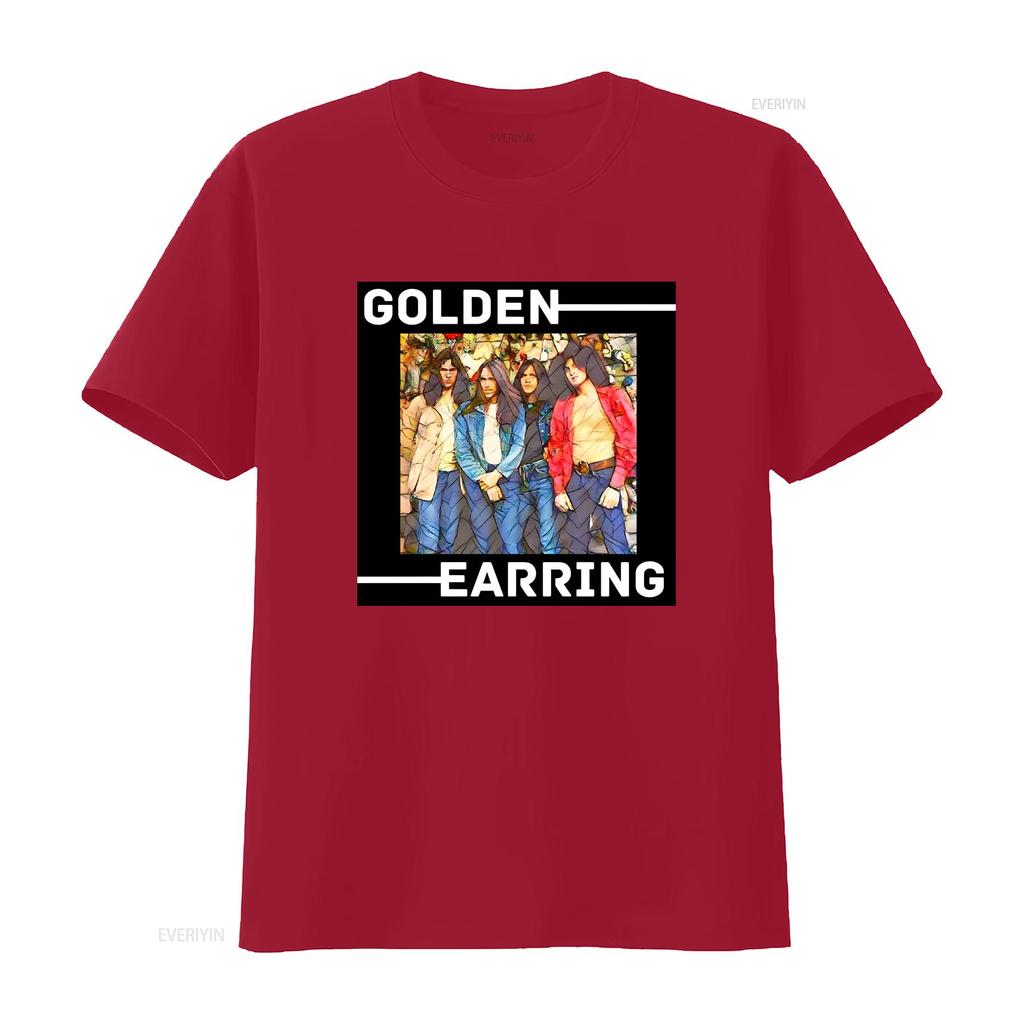 BEST TO BUY Dark Retro Golden Earring Classic Dutch T Shirt S 5XL Vintage Washed Stretched Soft Homme Slightly Unisex