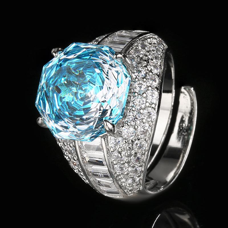 Bijoux Fond Cuivre Plaqué Or Taille Rose Rouge Rosé Luxe Léger Bague Rétro Pierre Héroïne 12Mm