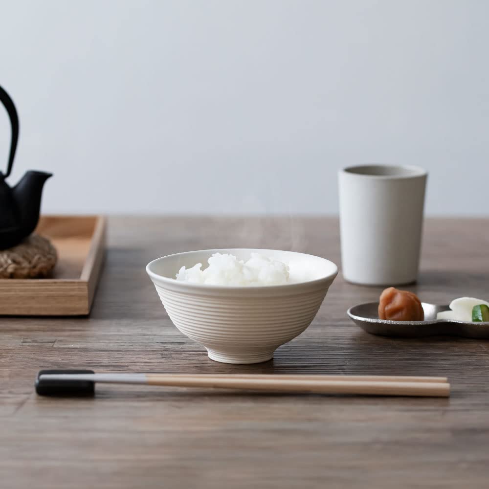 Mino Ware Sendan Tea Bowl Hare To Ke White Diameter X Height 6cm Tea Bowl Made In Japan Dishwasher Safe Tableware Stylish &NE 11.5cm NAW-280-WH