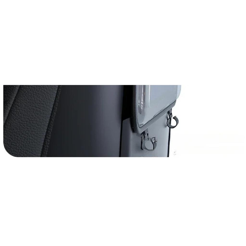 Car Seat Back Hanging Ipad Storage Bag Leather Auto Rear Seat Phone Pocket With Hooks Holder For Kids Interior Accessories