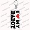 Custom I Love You My Fictional Boyfriend Awesome Girlfriend Keychain Emo Boys Hot Wife Mom Dad Key Ring Keychains Bf Gf Gifts