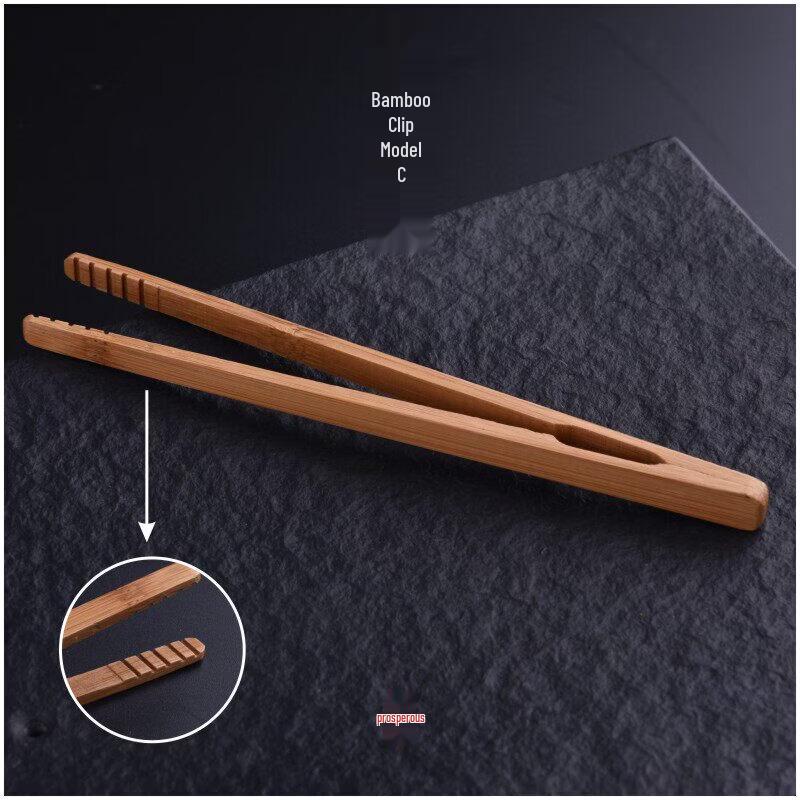 Bamboo Tea Tongs Set