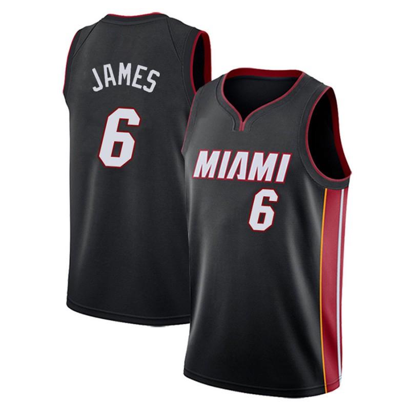LeBron James Basketball Jersey Set NBA Team Uniforms Lakers 76ers Heat Cavaliers 23 6 Number Custom Stitched Sportswear