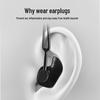 3-Layer Waterproof Silicone Swimming Earplugs & Nose Clip Set with Anti-Drop Cord