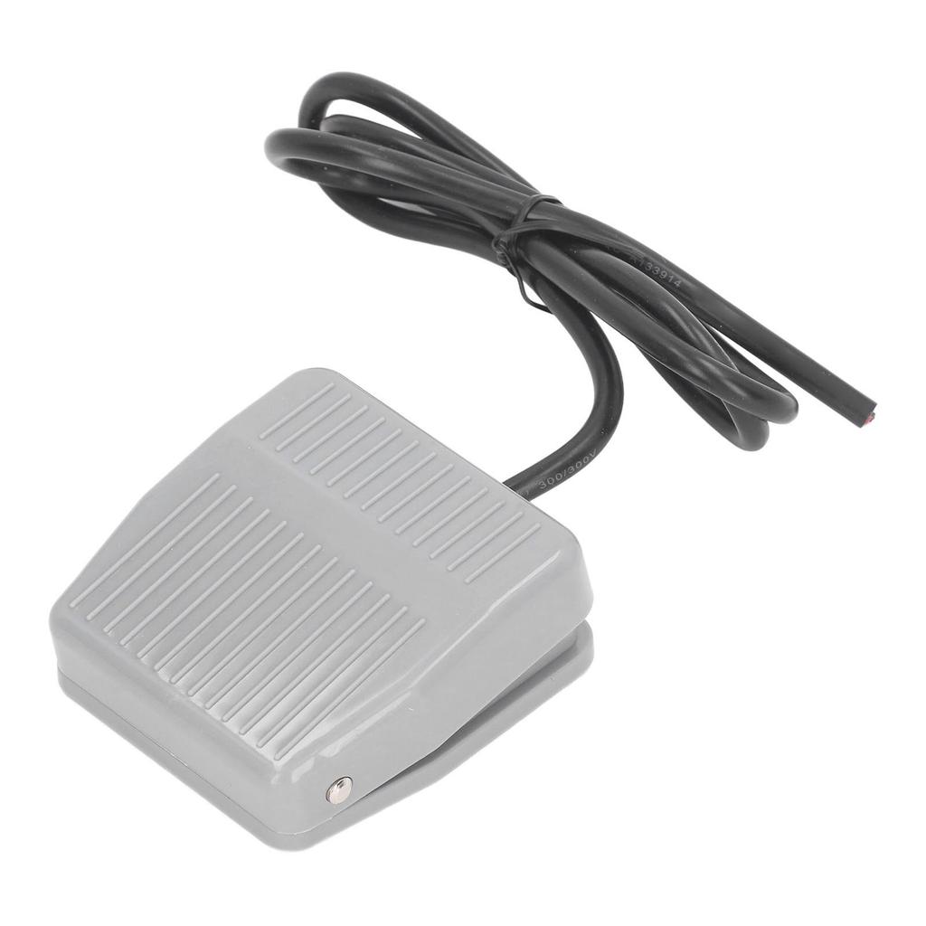 Fußschalter Gehäuse aus Aluminiumlegierung Silberkontakt Schließer Rutschfestes Fußpedal Steuerschalter